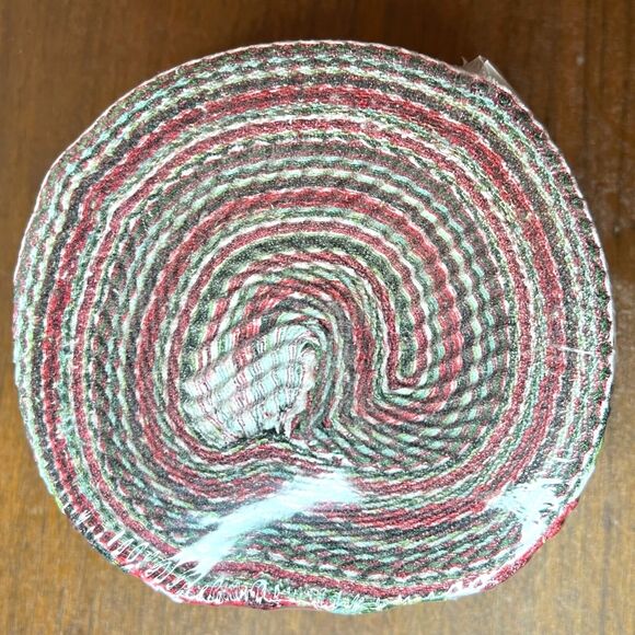 RJR Pixie Strips Jelly Roll Quilting Fabrics Flaurie and Finch Christmas Print - Picture 6 of 10